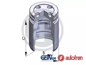 Поршень, корпус скобы тормоза AUTOFREN SEINSA D025241