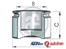 Поршень, корпус скобы тормоза AUTOFREN SEINSA D025444