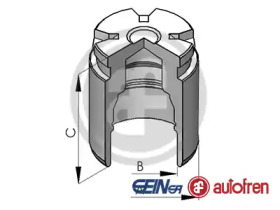 Поршень, корпус скобы тормоза AUTOFREN SEINSA D02578