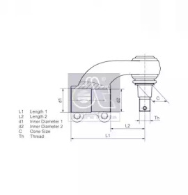 Шарнир DT Spare Parts 5.22023