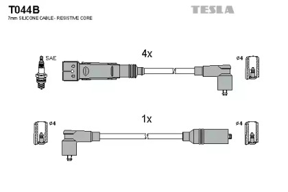 Комплект электропроводки TESLA T044B