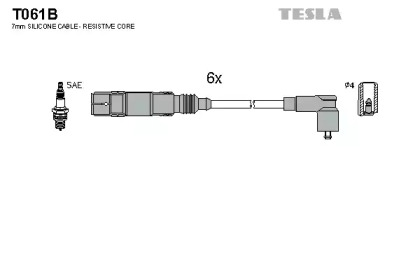 Комплект электропроводки TESLA T061B