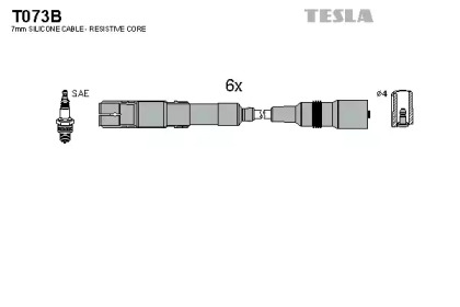 Комплект электропроводки TESLA T073B