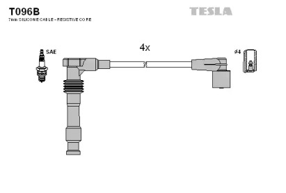 Комплект электропроводки TESLA T096B