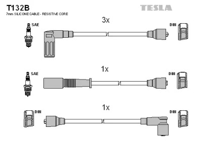 Комплект электропроводки TESLA T132B