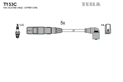 Комплект электропроводки TESLA T153C