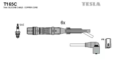 Комплект электропроводки TESLA T165C