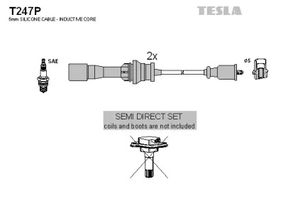 Комплект электропроводки TESLA T247P