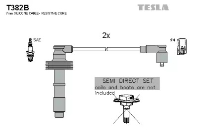 Комплект электропроводки TESLA T382B