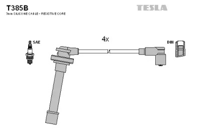 Комплект электропроводки TESLA T385B