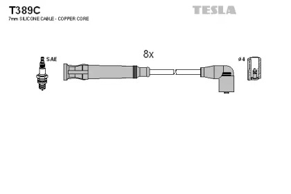 Комплект электропроводки TESLA T389C