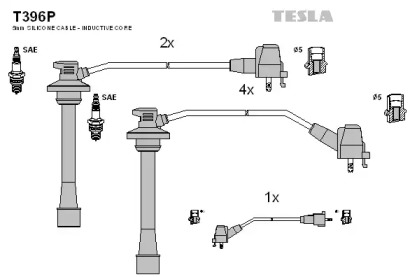 Комплект электропроводки TESLA T396P