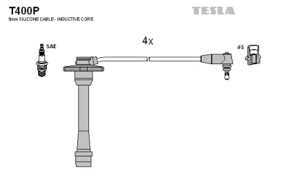 Комплект электропроводки TESLA T400P