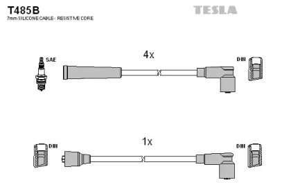 Комплект электропроводки TESLA T485B