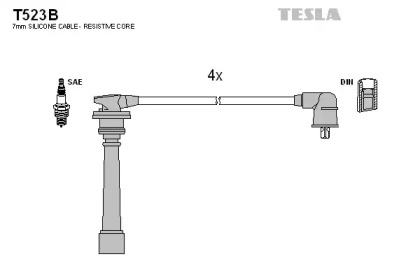 Комплект электропроводки TESLA T523B