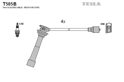 Комплект электропроводки TESLA T585B