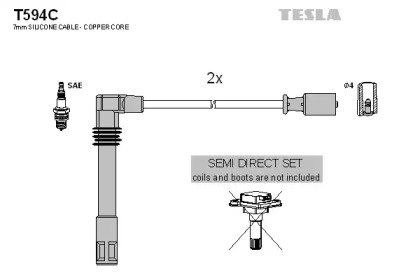 Комплект электропроводки TESLA T594C