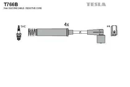 Комплект электропроводки TESLA T766B