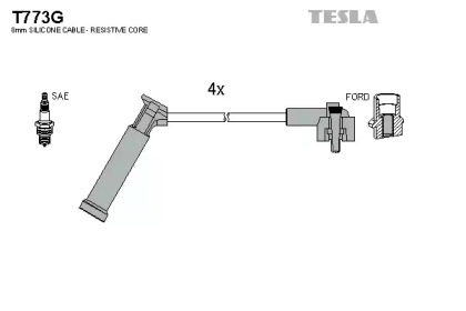 Комплект электропроводки TESLA T773G