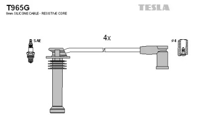 Комплект электропроводки TESLA T965G