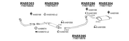 Система выпуска ОГ VENEPORTE 550065