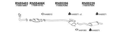 Система выпуска ОГ VENEPORTE 550234