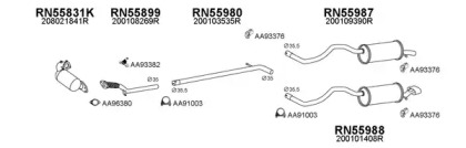 Система выпуска ОГ VENEPORTE 550651