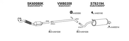 Система выпуска ОГ VENEPORTE 600097