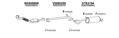 Система выпуска ОГ VENEPORTE 630250