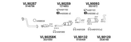 Система выпуска ОГ VENEPORTE 900127