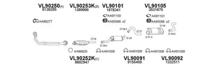 Система выпуска ОГ VENEPORTE 900129