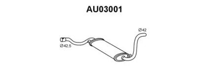 Амортизатор VENEPORTE AU03001