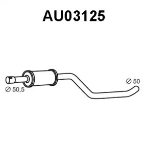 Предглушитель выхлопных газов VENEPORTE AU03125
