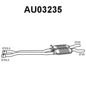 Амортизатор VENEPORTE AU03235