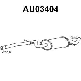 Амортизатор VENEPORTE AU03404