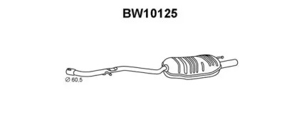 Глушитель выхлопных газов конечный VENEPORTE BW10125