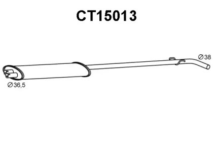 Амортизатор VENEPORTE CT15013