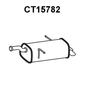 Глушитель выхлопных газов конечный VENEPORTE CT15782