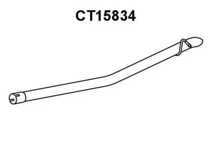 Труба выхлопного газа VENEPORTE CT15834