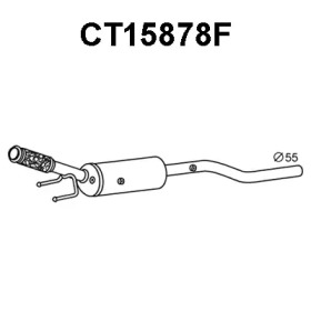 Сажевый / частичный фильтр, система выхлопа ОГ VENEPORTE CT15878F