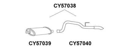 Амортизатор VENEPORTE CY57038