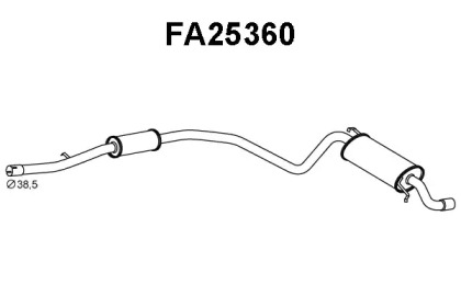 Амортизатор VENEPORTE FA25360