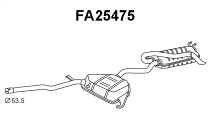 Амортизатор VENEPORTE FA25475