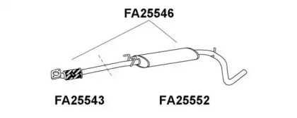 Амортизатор VENEPORTE FA25546