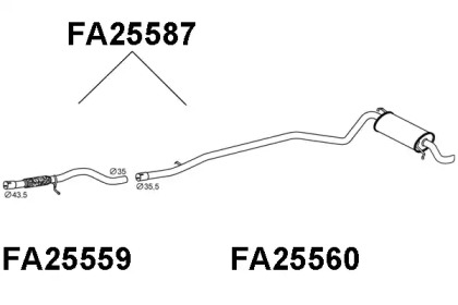 Амортизатор VENEPORTE FA25587