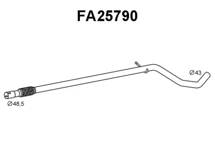 Трубка VENEPORTE FA25790