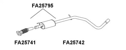 Амортизатор VENEPORTE FA25795