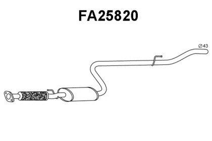 Амортизатор VENEPORTE FA25820