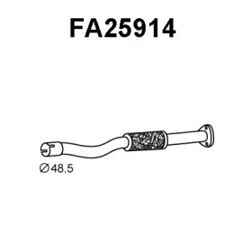 Труба выхлопного газа VENEPORTE FA25914