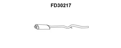 Предглушитель выхлопных газов VENEPORTE FD30217